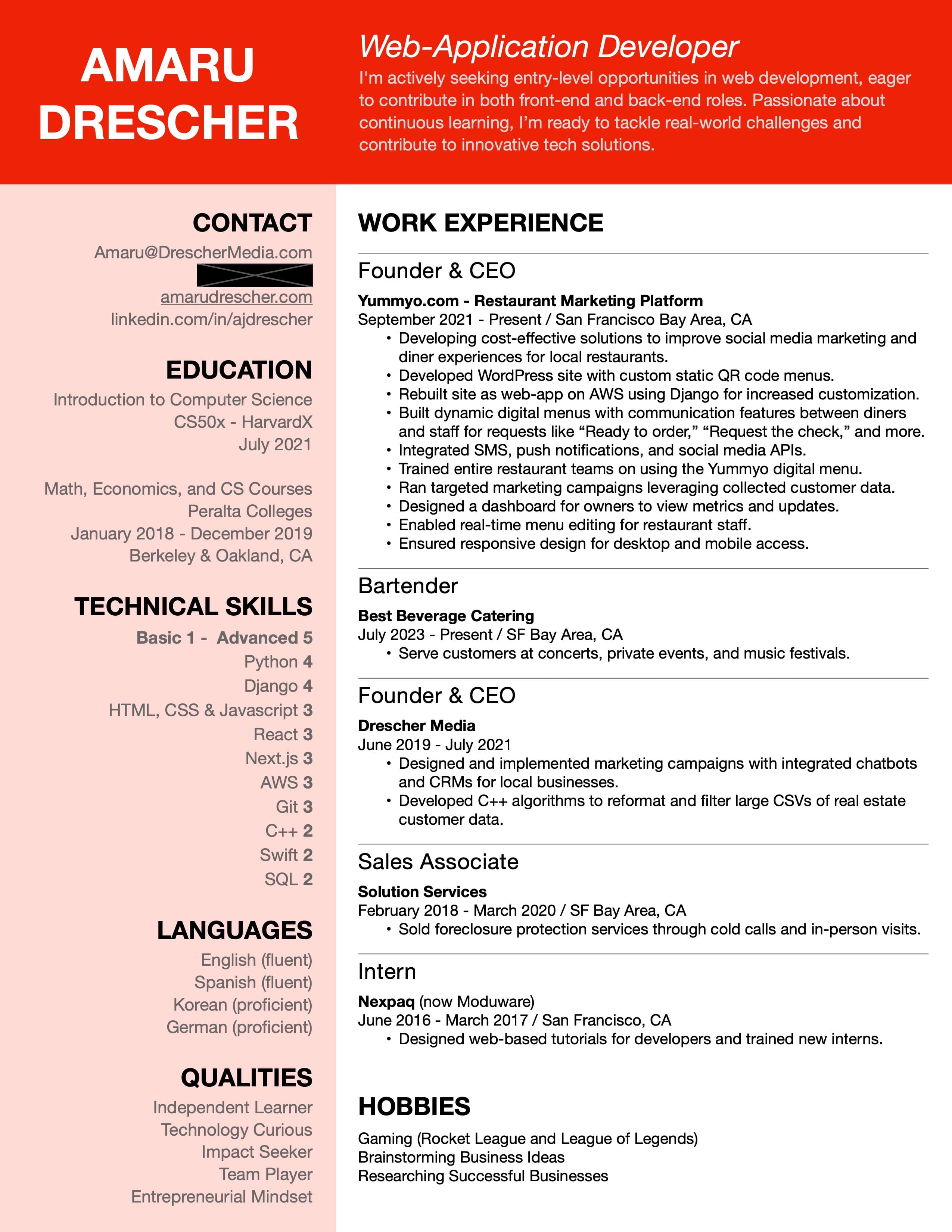 Resume Preview